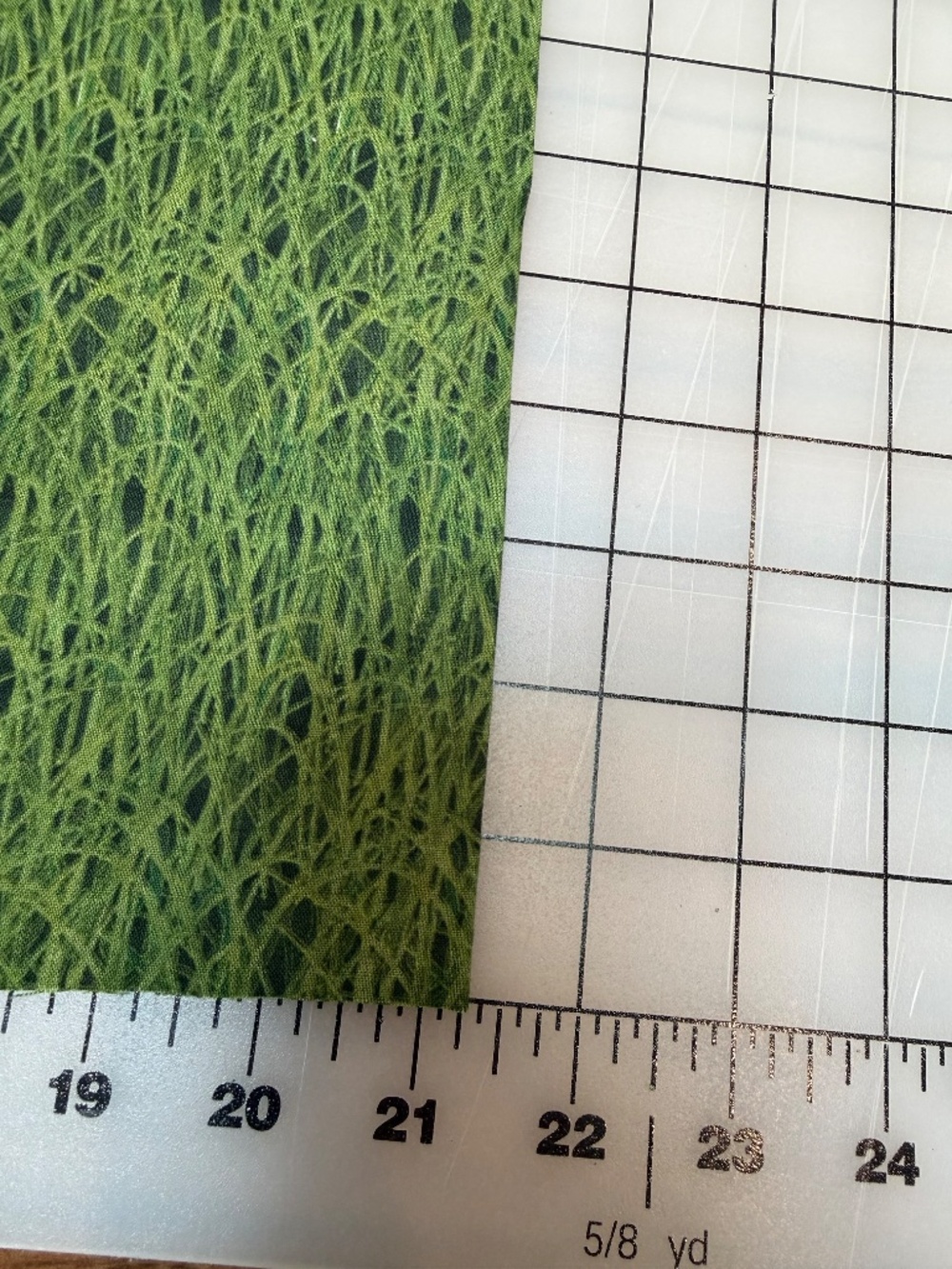 Floral Reign by Hoffman Fabrics Screen Print Grass Cotton Fabric 12 inches x 42 - Picture 3 of 4
